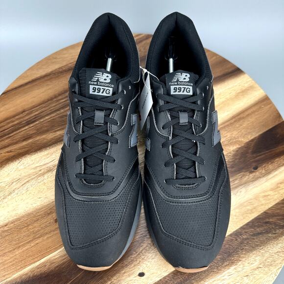New Balance 997G Sneakers Men\'s 15 D Black Waterproof Spikeless Golf Shoes main image 4